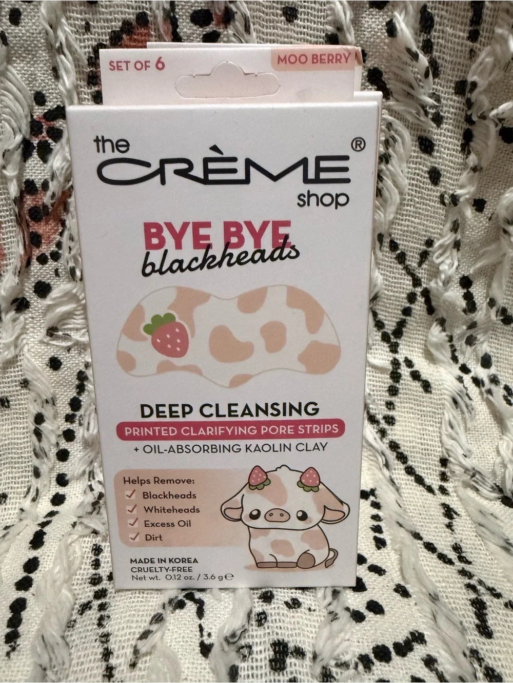 The Crème Shop Bye Bye Blackheads Deep Cleansing Pore Strips - Pink (Two-Pack)